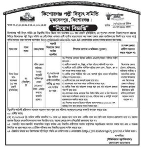 কিশোরগঞ্জ পল্লী বিদ্যুৎ সমিতি নিয়োগ ২০২৪