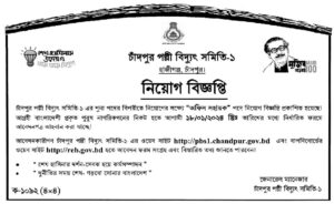 চাঁদপুর পল্লী বিদ্যুৎ সমিতি নিয়োগ ২০২৪