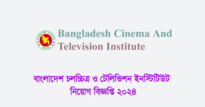 বাংলাদেশ চলচ্চিত্র ও টেলিভিশন ইনস্টিটিউট নিয়োগ বিজ্ঞপ্তি ২০২৪